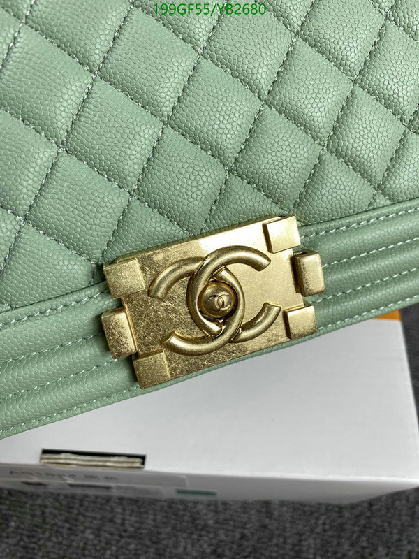 Chanel Bags -(Mirror)-Le Boy,Code: YB2680,$: 199USD