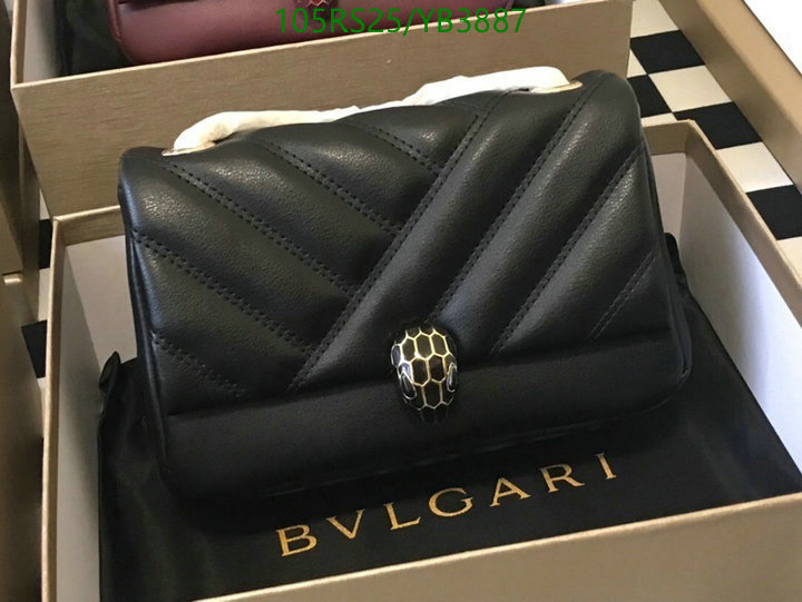 Bvlgari Bag-(4A)-Serpenti Cabochon Series,Code: YB3887,$: 105USD