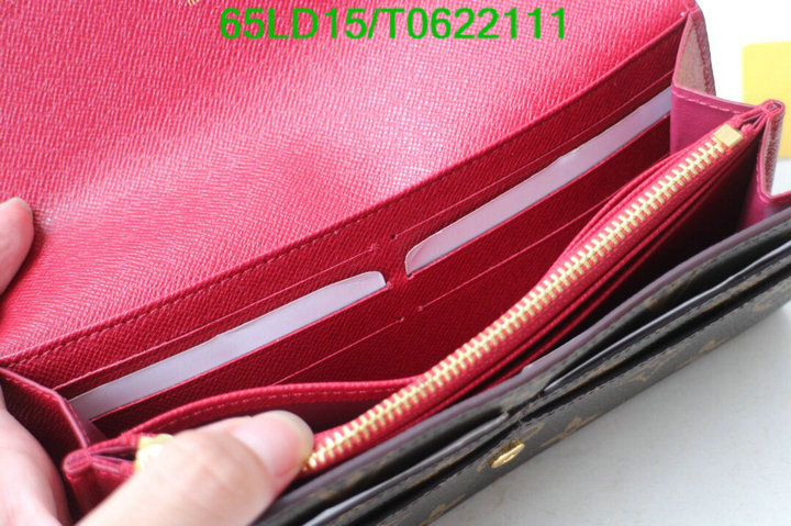 LV Bags-(Mirror)-Wallet-,Code: T0622111,$: 65USD