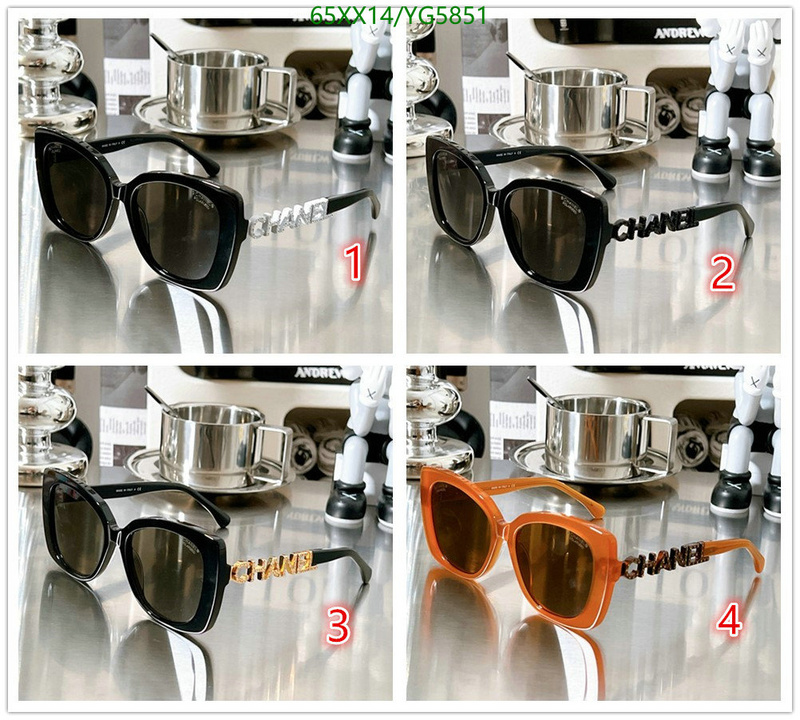 Glasses-Chanel,Code: YG5851,$: 65USD