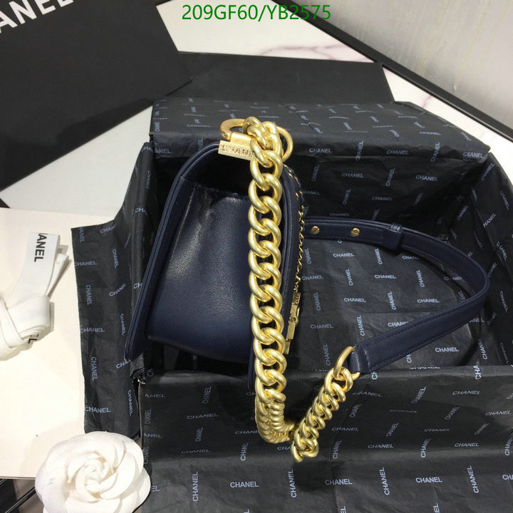 Chanel Bags -(Mirror)-Le Boy,Code: YB2575,$: 209USD