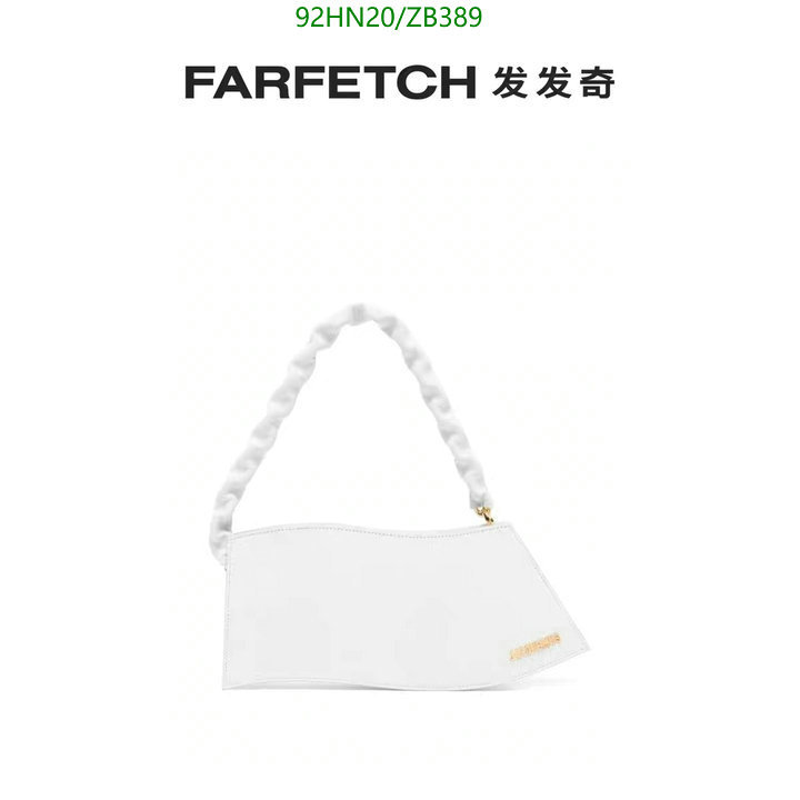 Jacquemus Bag-(4A)-Handbag-,Code: ZB389,$: 92USD