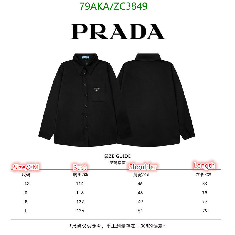 Clothing-Prada, Code: ZC3849,$: 79USD