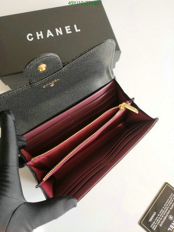 Chanel Bags ( 4A )-Wallet-,Code: ZT1607,$: 49USD