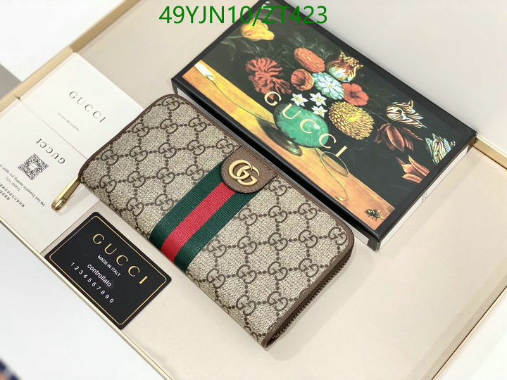 Gucci Bag-(4A)-Wallet-,Code: ZT423,$: 49USD