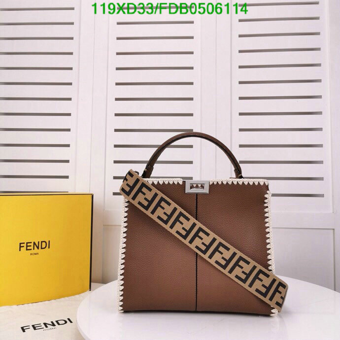 Fendi Bag-(4A)-Diagonal-,Code: FDB0506114,$: 119USD