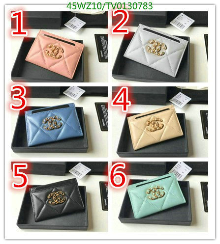 Chanel Bags ( 4A )-Wallet-,Code: TV0130783,$: 45USD