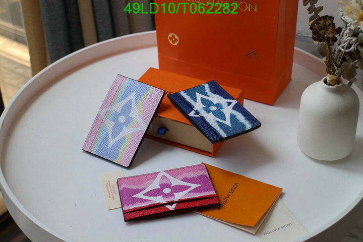 LV Bags-(Mirror)-Wallet-,Code: T062282,$: 49USD