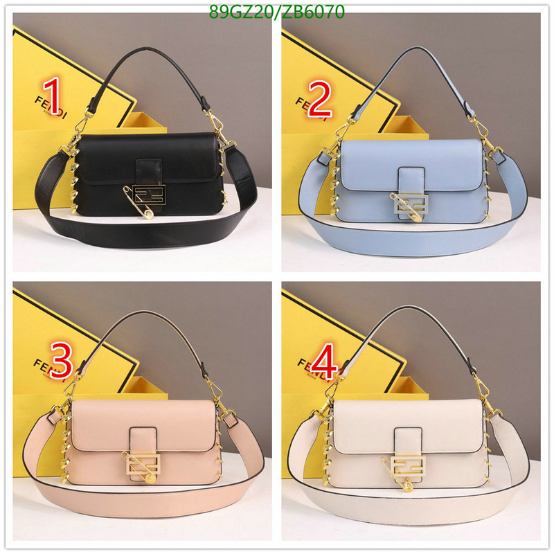 Fendi Bag-(4A)-Baguette-,Code: ZB6070,$: 89USD