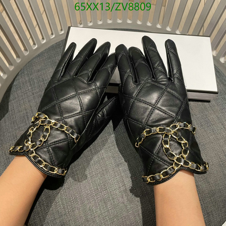 Gloves-Chanel, Code: ZV8809,$: 65USD