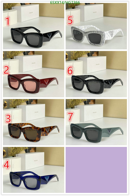 Glasses-Prada, Code: HG7366,$: 65USD