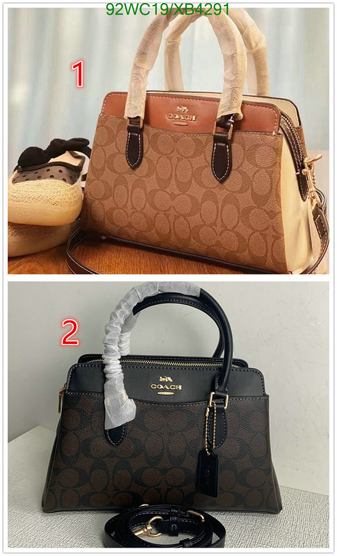 Coach Bag-(4A)-Handbag-,Code: XB4291,$: 92USD