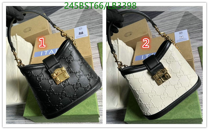 Gucci Bag-(Mirror)-Handbag-,Code: LB3398,$: 245USD