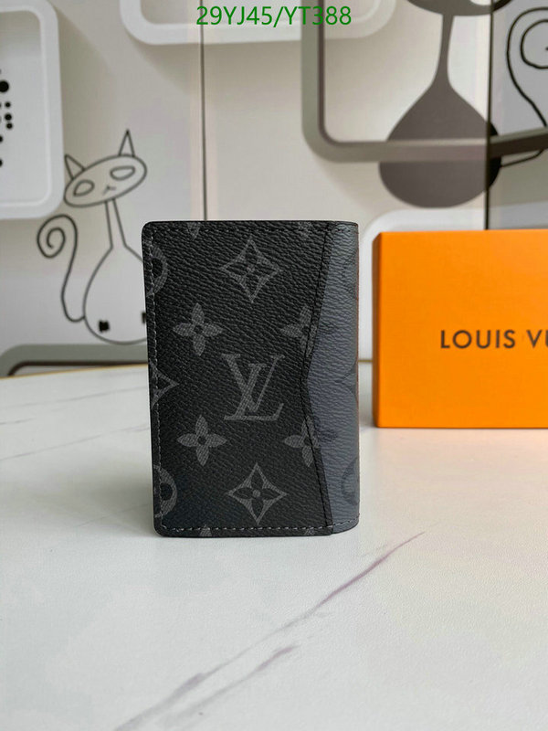 LV Bags-(4A)-Wallet-,Code: YT388,$: 29USD