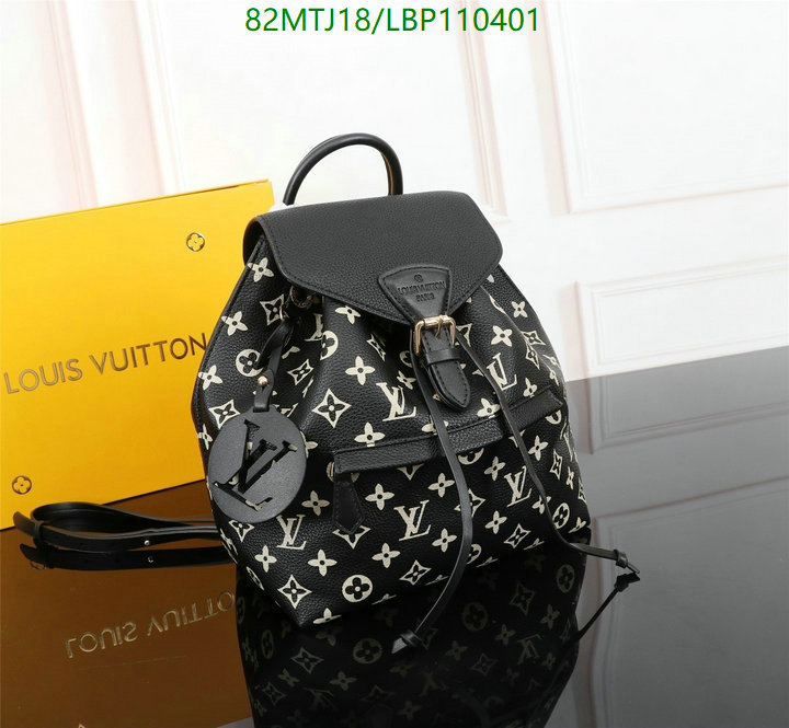 LV Bags-(4A)-Backpack-,Code: LBP110401,$: 82USD