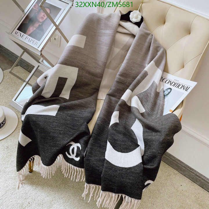 Scarf-Chanel, Code: ZM5681,$: 32USD