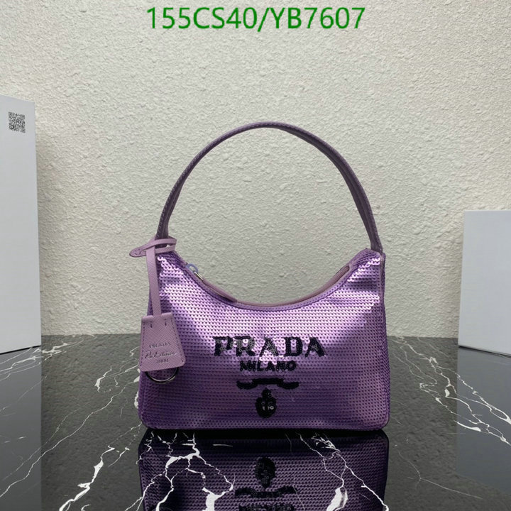 Prada Bag-(Mirror)-Re-Edition 2000,Code: YB7607,$: 155USD