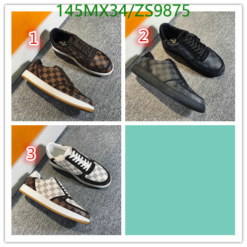 Men shoes-LV, Code: ZS9875,$: 145USD