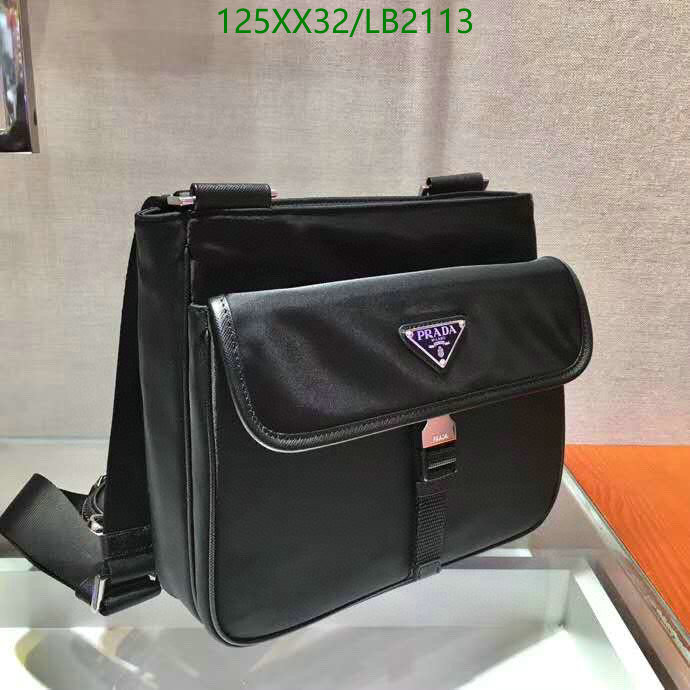 Prada Bag-(Mirror)-Diagonal-,Code: LB2113,$: 125USD