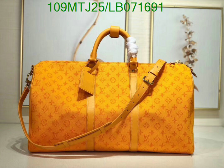 LV Bags-(4A)-Keepall BandouliRe 45-50-,Code: LB071691,$:109USD