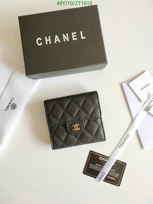 Chanel Bags ( 4A )-Wallet-,Code: ZT1610,$: 49USD