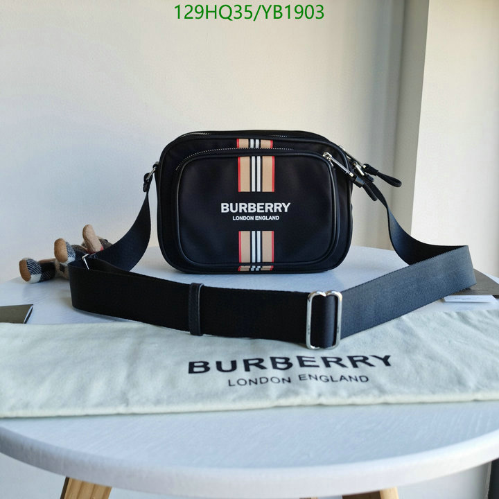 Burberry Bag-(Mirror)-Diagonal-,Code: YB1903,$: 129USD