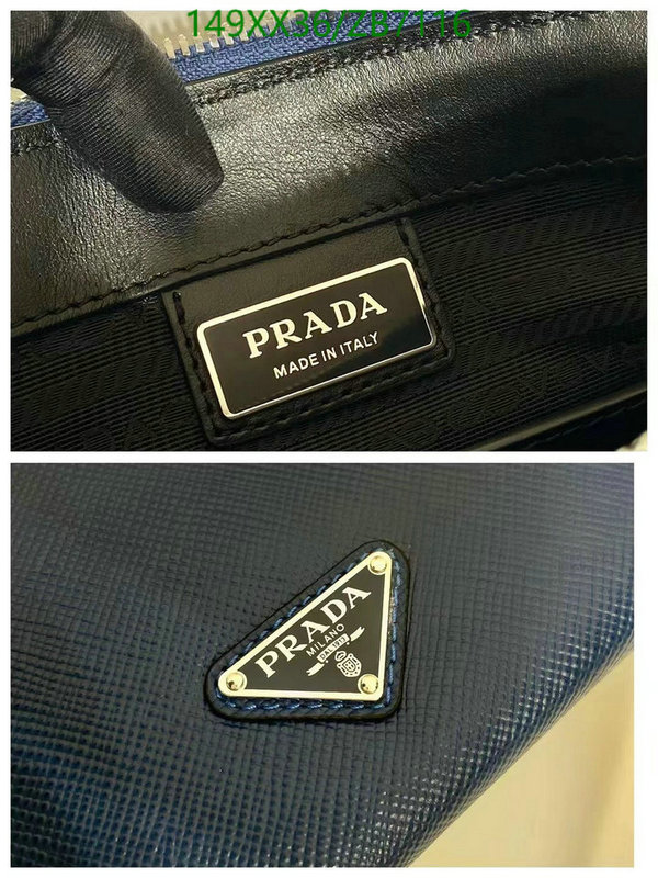 Prada Bag-(Mirror)-Clutch-,Code: ZB7116,$: 149USD