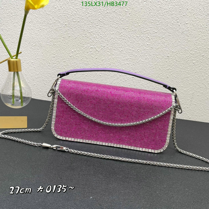 Valentino Bag-(4A)-LOC-V Logo ,Code: HB3477,$: 135USD