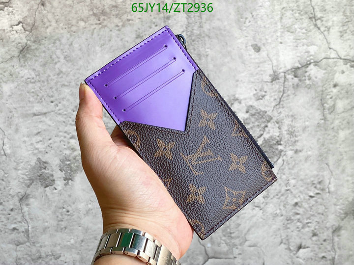 LV Bags-(Mirror)-Wallet-,Code: ZT2936,$: 65USD