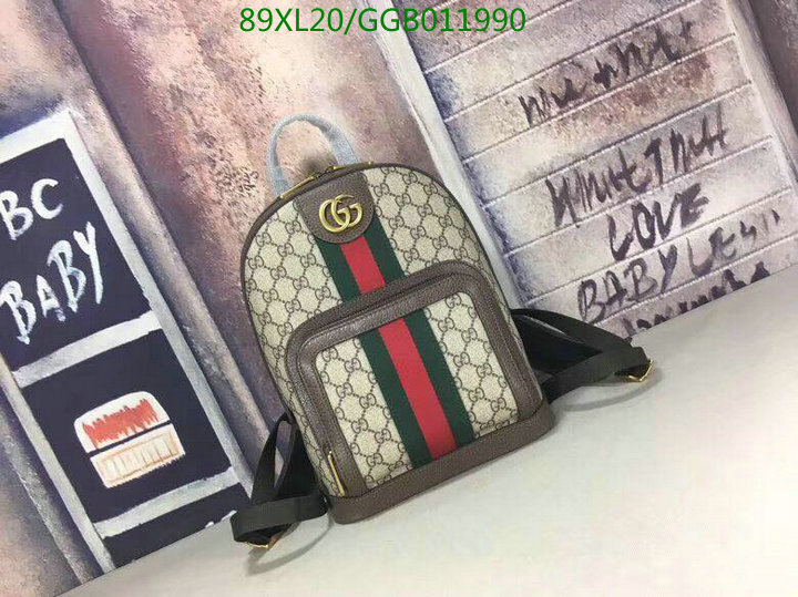 Gucci Bag-(4A)-Backpack-,Code: GGB011990,$:89USD
