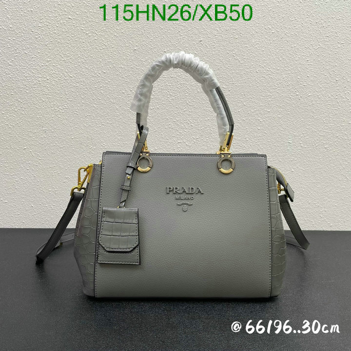 Prada Bag-(4A)-Handbag-,Code: XB50,$: 115USD