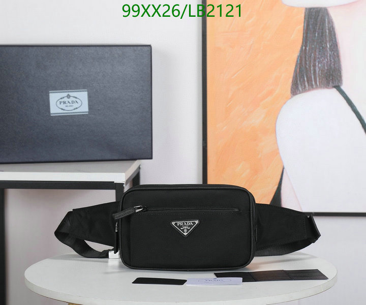 Prada Bag-(Mirror)-Diagonal-,Code: LB2121,$: 99USD