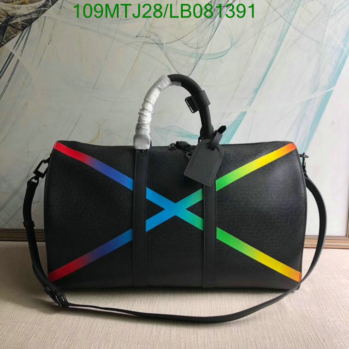 LV Bags-(4A)-Keepall BandouliRe 45-50-,Code: LB081391,$:109USD