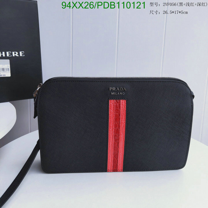 Prada Bag-(Mirror)-Clutch-,Code: PDB110121,$:94USD