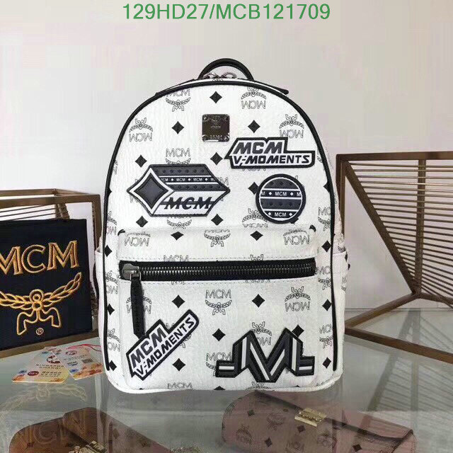 MCM Bag-(Mirror)-Backpack-,Code: MCB121709,$: 129USD