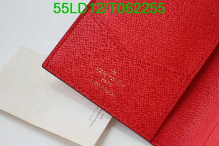 LV Bags-(Mirror)-Wallet-,Code: T062255,$: 55USD