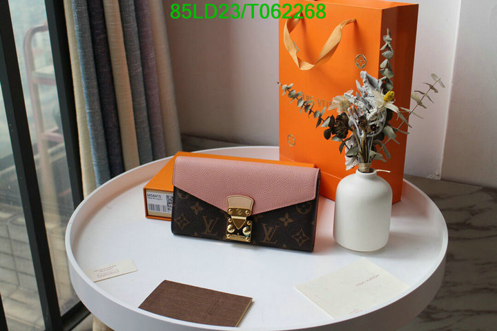 LV Bags-(Mirror)-Wallet-,Code: T062268,$: 85USD