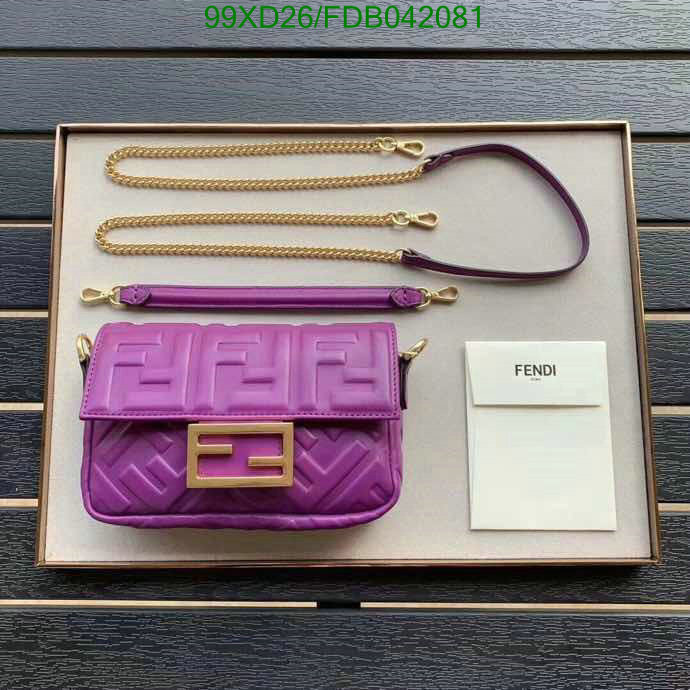 Fendi Bag-(4A)-Baguette-,Code: FDB042081,$:99USD