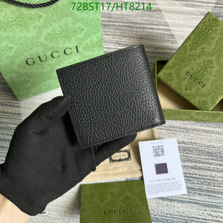 Gucci Bag-(Mirror)-Wallet-,Code: HT8214,$: 72USD