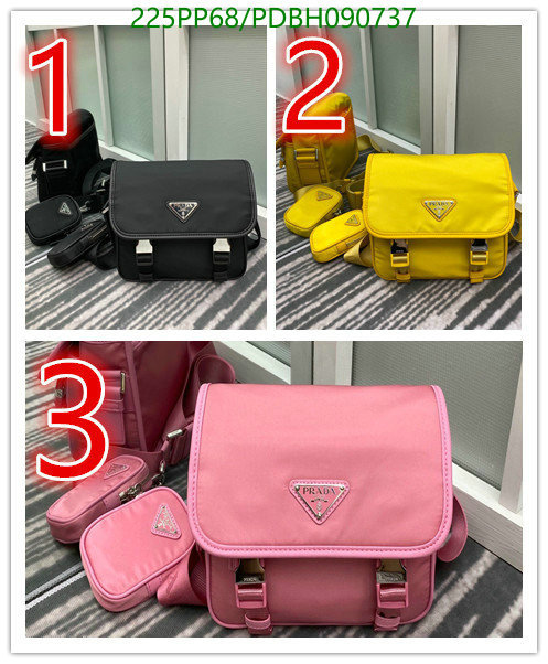 Prada Bag-(Mirror)-Diagonal-,Code:PDBH090737,$:225USD