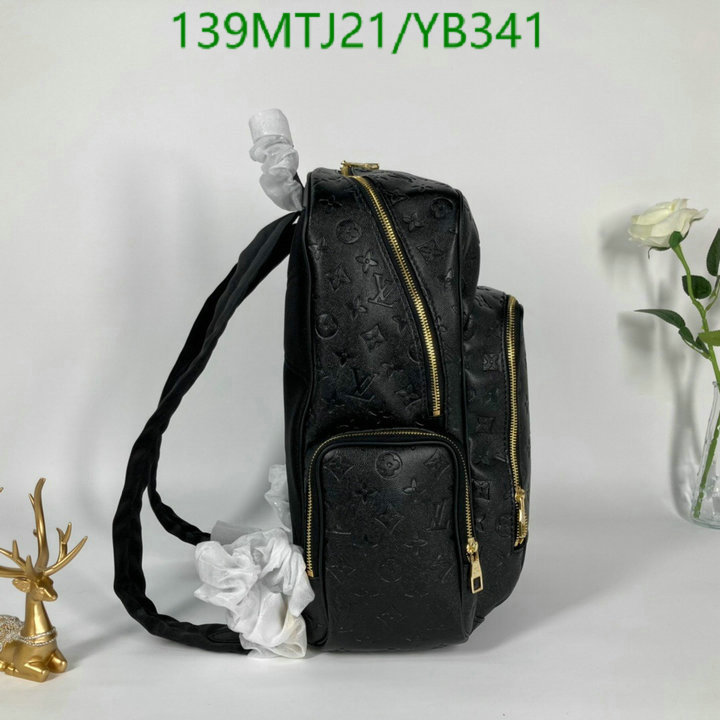 LV Bags-(4A)-Backpack-,Code: YB341,$: 139USD
