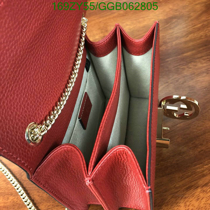 Gucci Bag-(Mirror)-Diagonal-,Code: GGB062805,$: 169USD