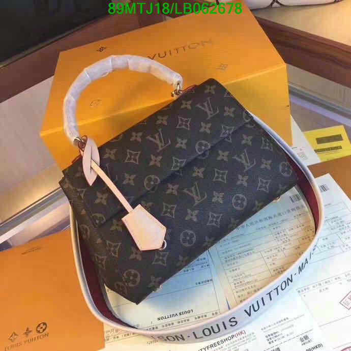 LV Bags-(4A)-Handbag Collection-,Code: LB062678,$: 89USD