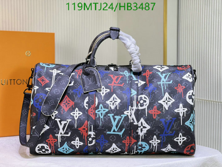 LV Bags-(4A)-Keepall BandouliRe 45-50-,Code: HB3487,$: 119USD