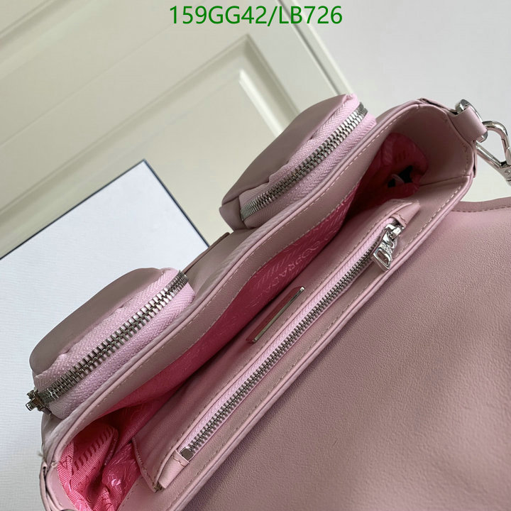 Prada Bag-(Mirror)-Diagonal-,Code: LB726,$: 159USD