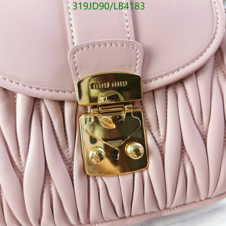 Miu Miu Bag-(Mirror)-Handbag-,Code: LB4183,$: 319USD