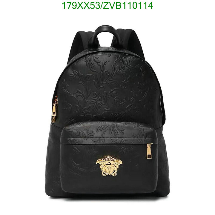 Versace Bag-(Mirror)-Backpack-,Code: ZVB110114,$:179USD