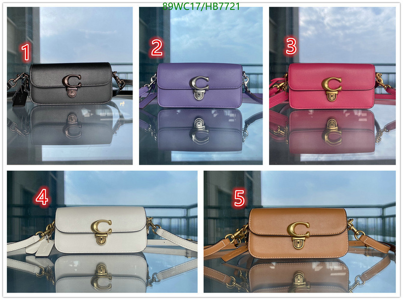 Coach Bag-(4A)-Diagonal-,Code: HB7721,$: 89USD