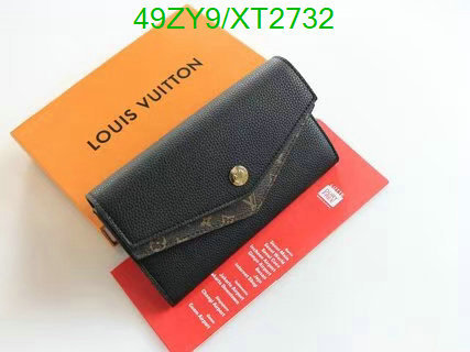 LV Bags-(4A)-Wallet-,Code: XT2732,$: 49USD