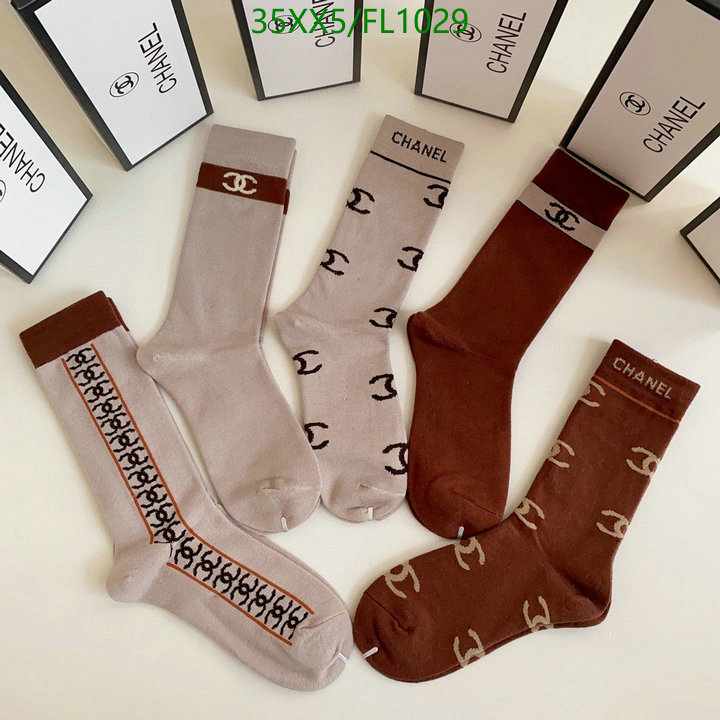 Sock-Chanel,Code: FL1028,$: 35USD